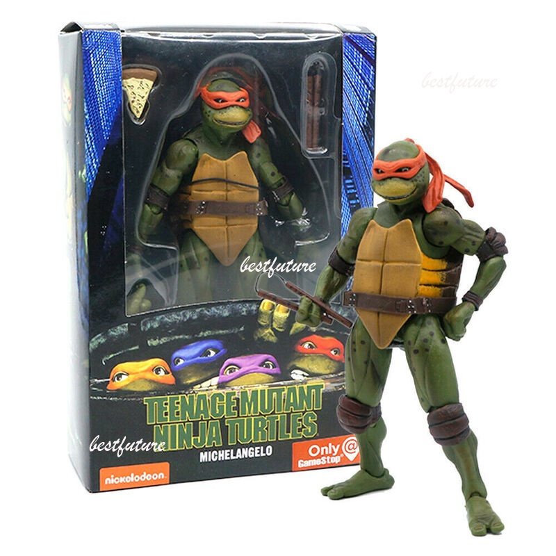 Teenage Mutant Ninja Turtles 1990 Movie Leo Don Mikey Raph Action ...