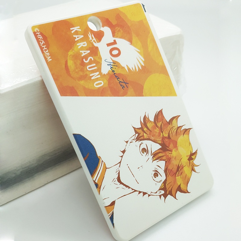 Anime Haikyuu!! Cosplay Card Holder Hinata Shoyo Kageyama Tobio Daichi ...