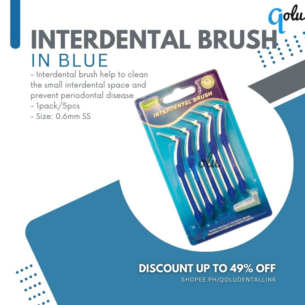 Qolu Oral Care Interdental Brush Interdental Brush Teeth Dental ...