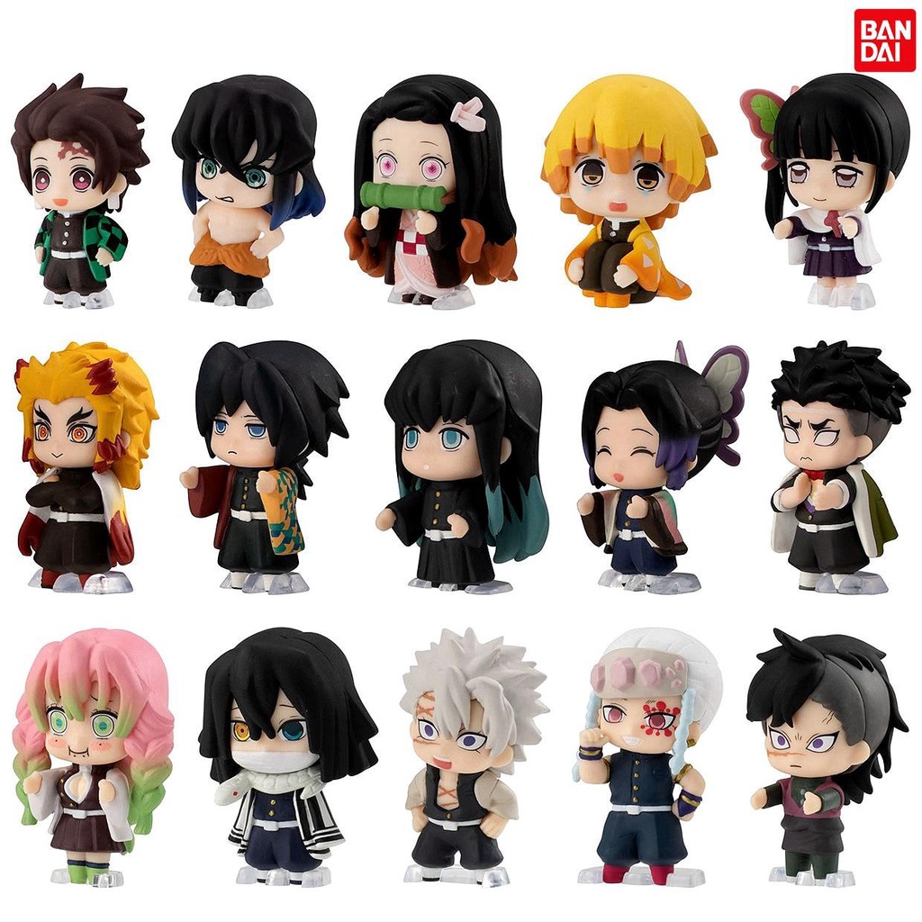 ins Bandai Gashapon Demon Slayer Queue 1 Tanjirou Nezuko Zenitsu 2 ...