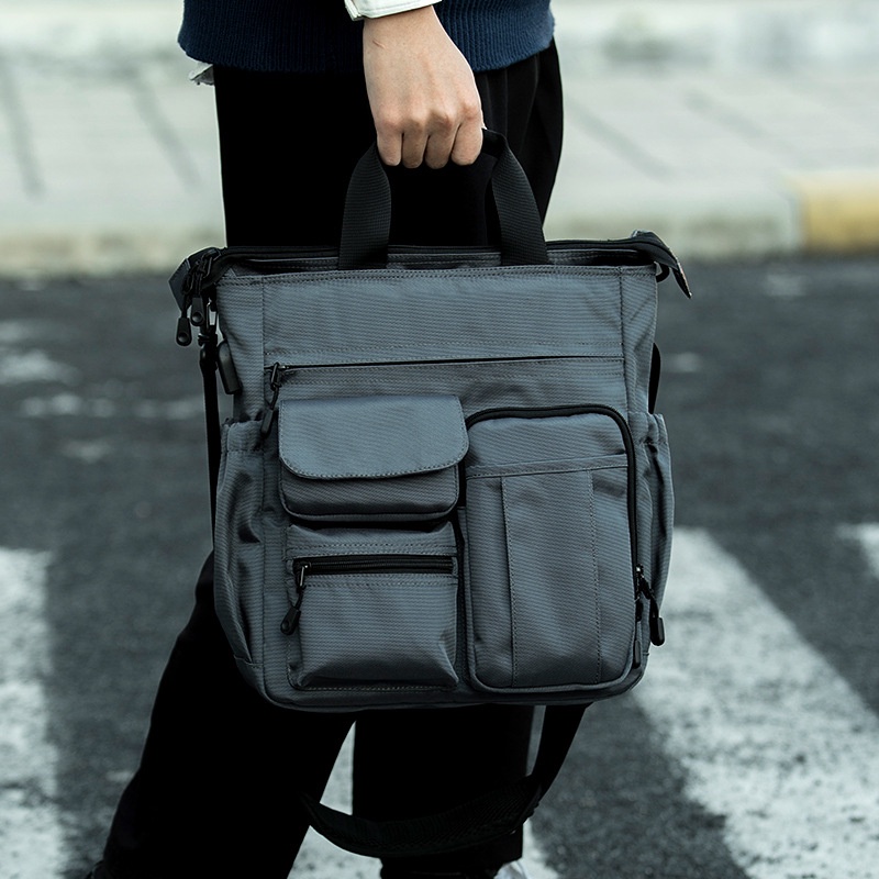 ICONZERO canvas bag for Men One Shoulder Messenger Bag Multifunctional ...