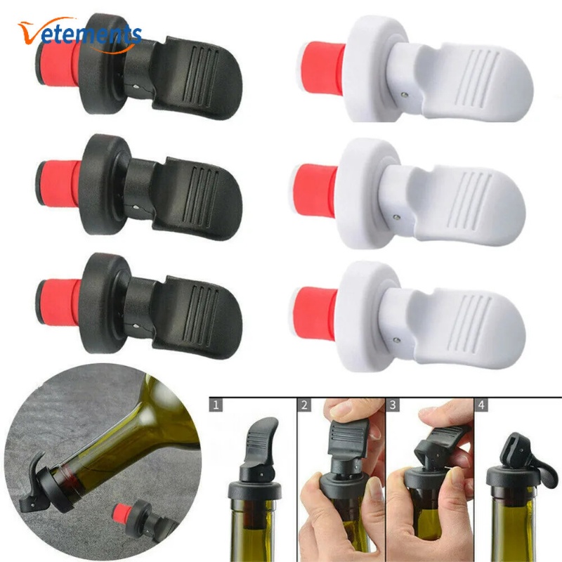 1Pc Press Rubber Wine Champagne Freshkeeping Stopper/ Vinegar Sauce