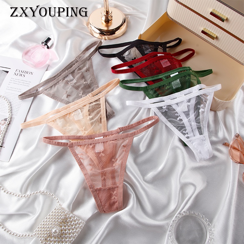 ZXYOUPING Sexy G String Women Underwear T Back Seamless Panty Low Rise ...