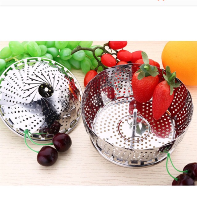 Multi-purpose, convenient stainless steel steamer and sticky rice rack ...
