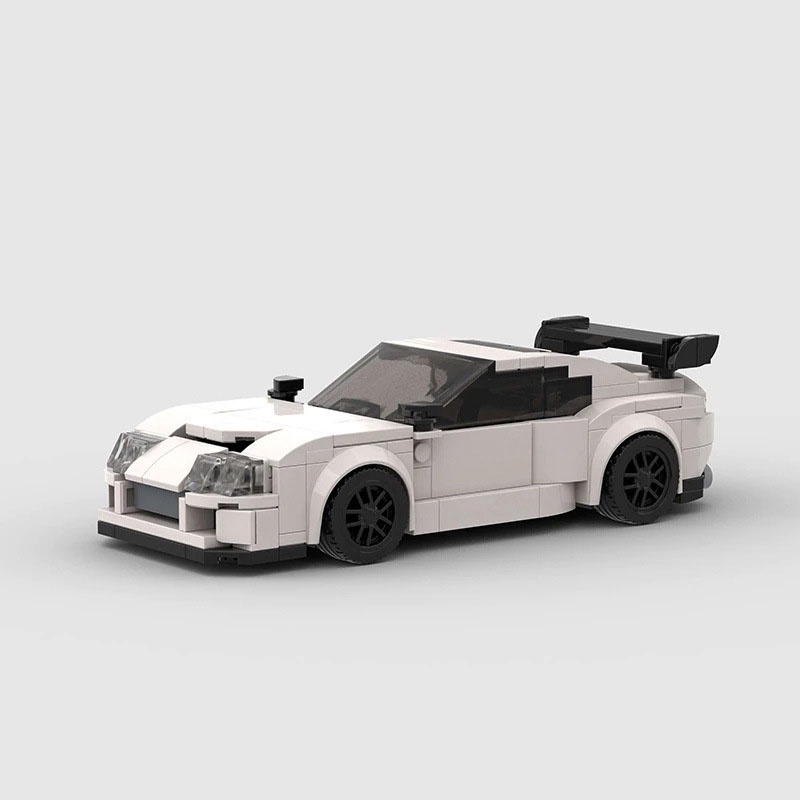 MOC Toyota MK4 Supra Super Sports Cars Building Blocks Toys For Kids ...