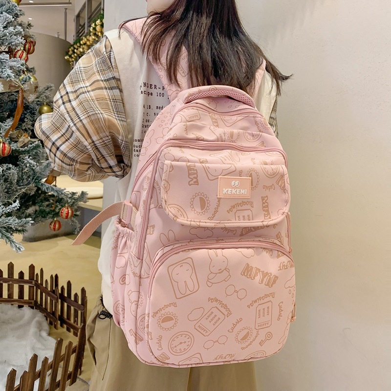 【READY STOCK】Japanese Minimalist Ins Backpack for High School Students