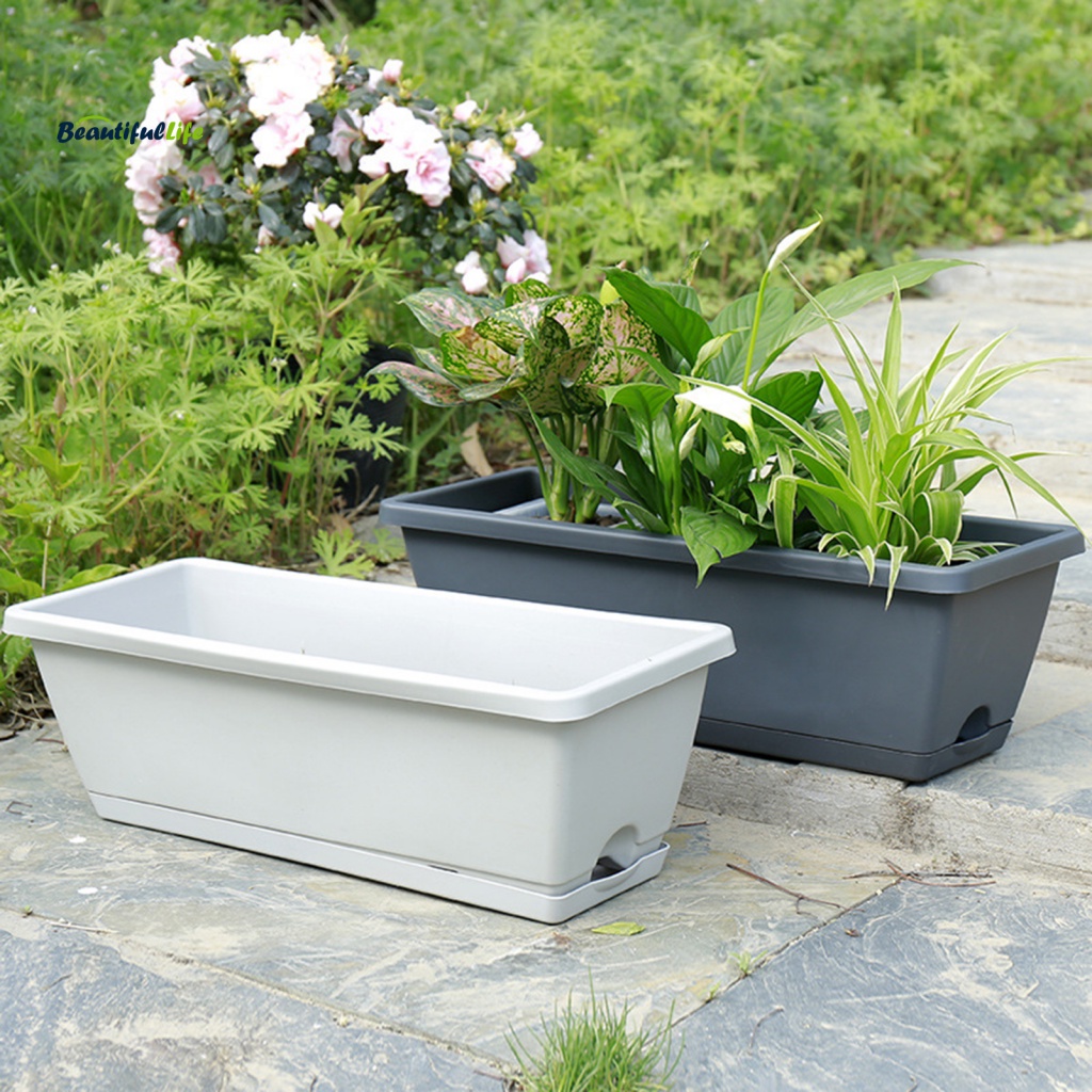 beautifullife Eco-Friendly Rectangular Planter Garden Supplies All ...