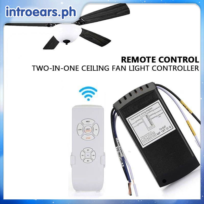INTR INTR Smart Universal Ceiling Fan Lamp Remote Controller Kit Remote