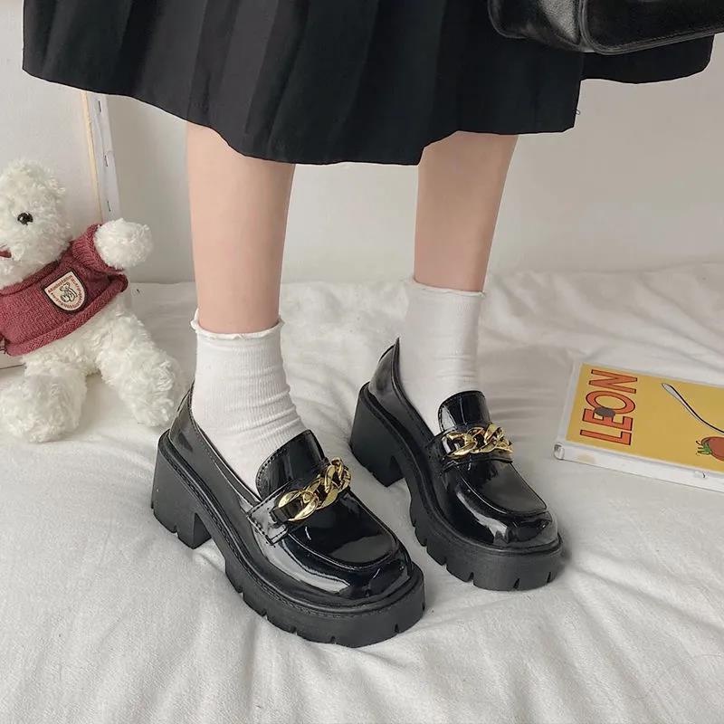 JK Little Leather Shoe Mary Jane for Student Preppy Style New Korean ...