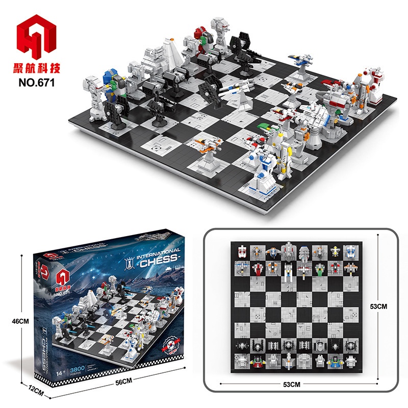 Juhang 671 Star Wars Spaceship Theme Building Blocks Chess Board ...