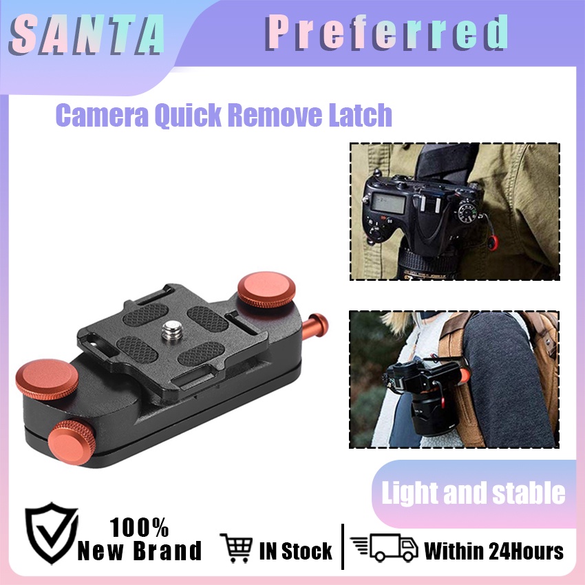 Camera Belt Buckle Mount Clip Quick Release Holster Strap Hanger for