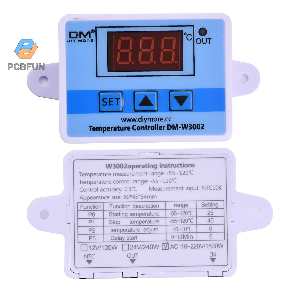 Termostato WiFi DTC2201 Digitale 110-230V Con Sensore DS18B20 E Controllo APP - Foto 1