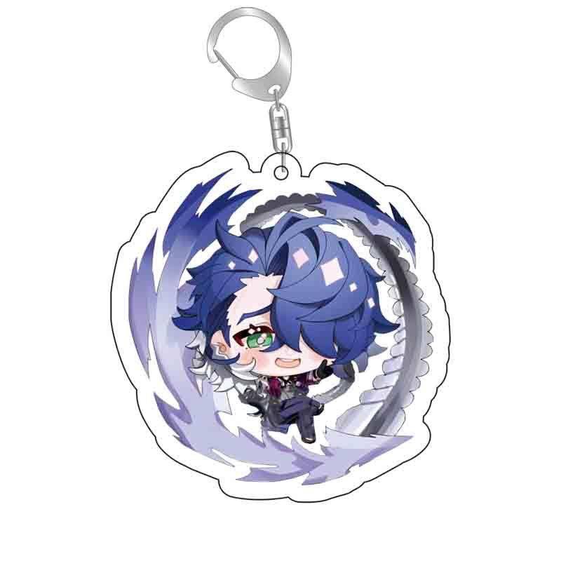 Game Honkai: Star Rail Key Chains Two-sided Keychain Dan Heng March 7th ...