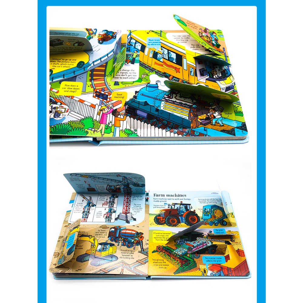 Usborne Look Inside How Things Work 3D Flip Picture Book for Kids ...
