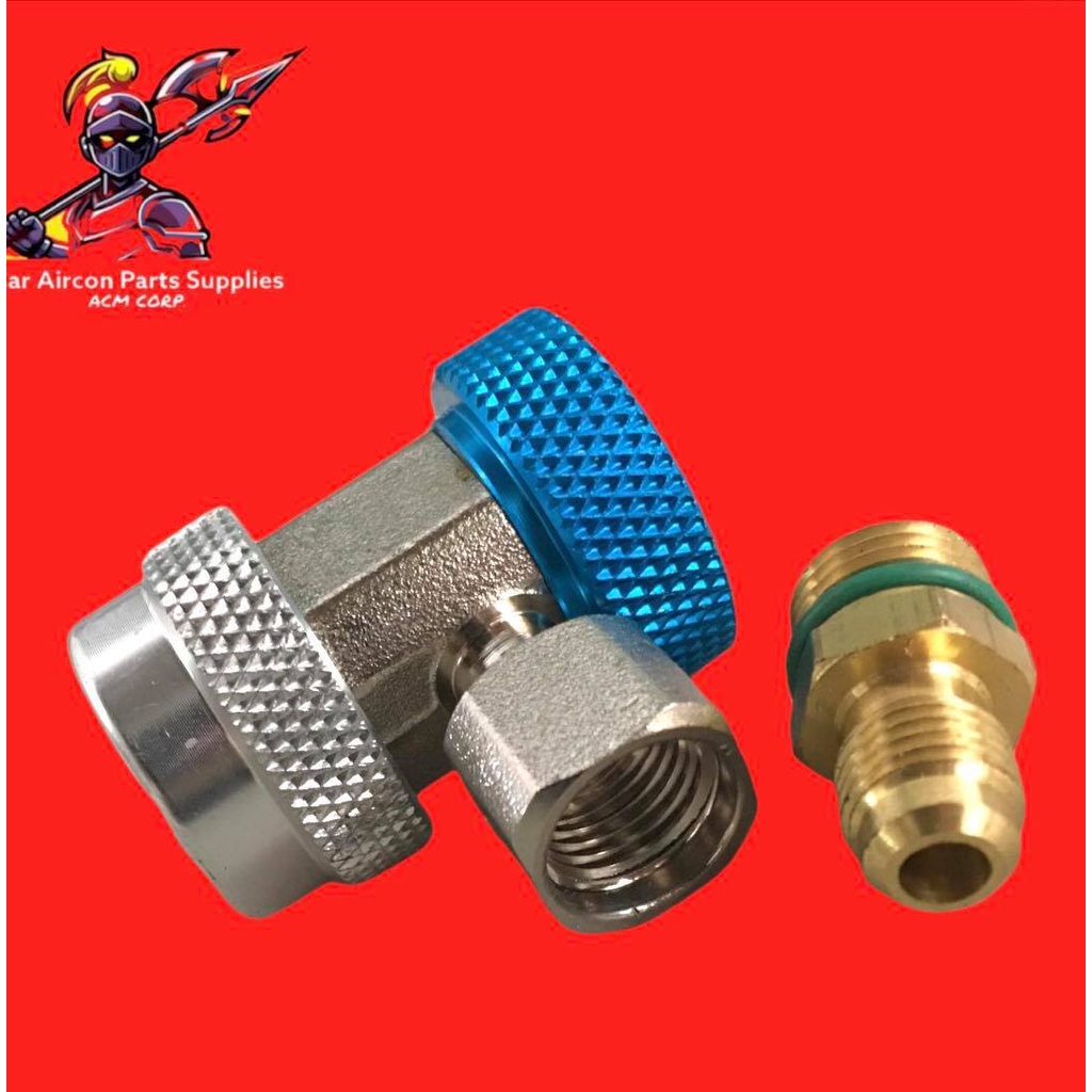 Car aircon Quick Release LOW SIDE COUPLER heavy duty 134a adaptor for