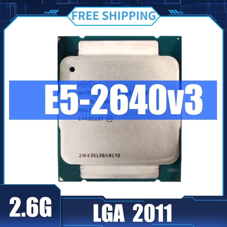Processeur Intel Xeon E5-2640 V3 - 8 Cœurs, 2.6 GHz, Socket LGA 2011-3, Occasion