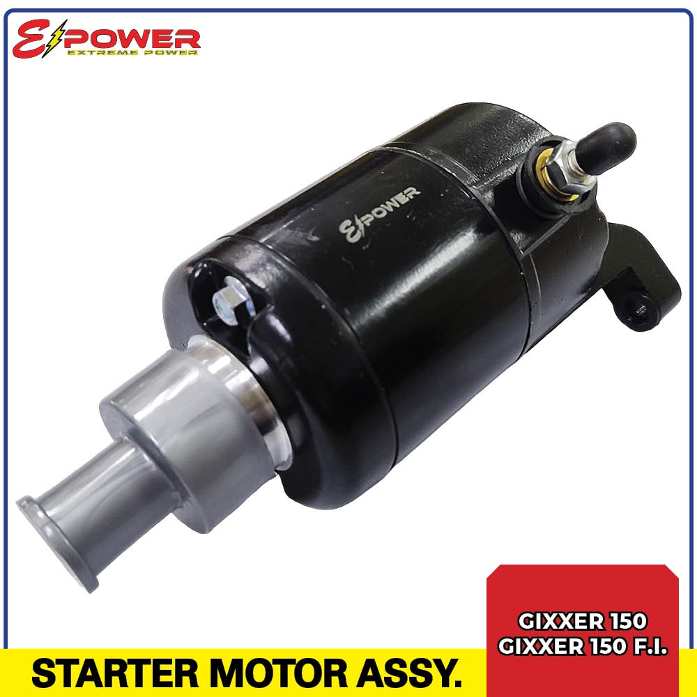 E-POWER SUZUKI GIXXER 150 CARB / GIXXER FI V.1 & 2 Starter Motor