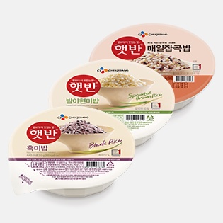 CJ Cooked Rice White RIce Hetbahn Korea CJ Instant Rice 200g/210g ...