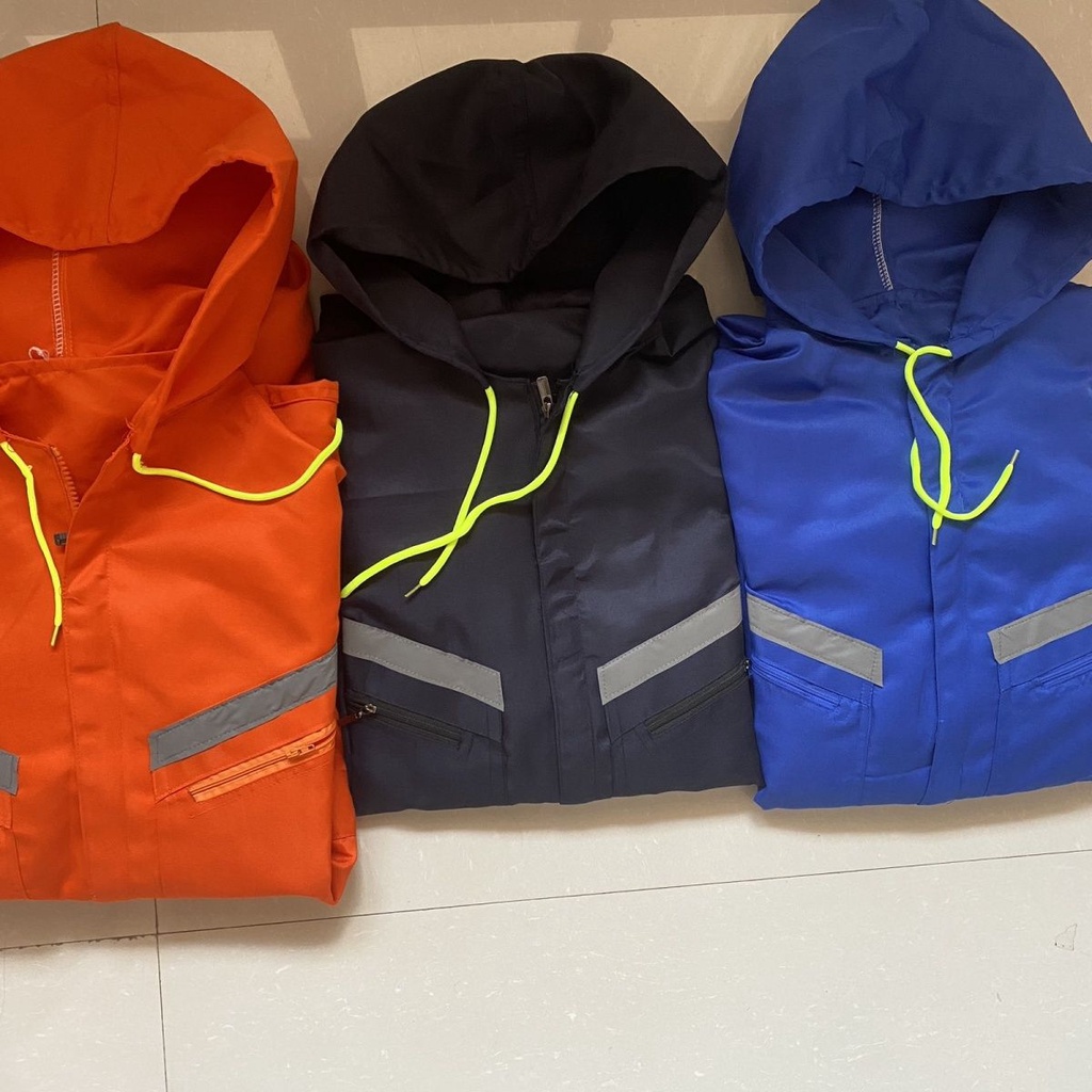Safety Work Coverall with Reflector Premium Quality Coverall Mechanical