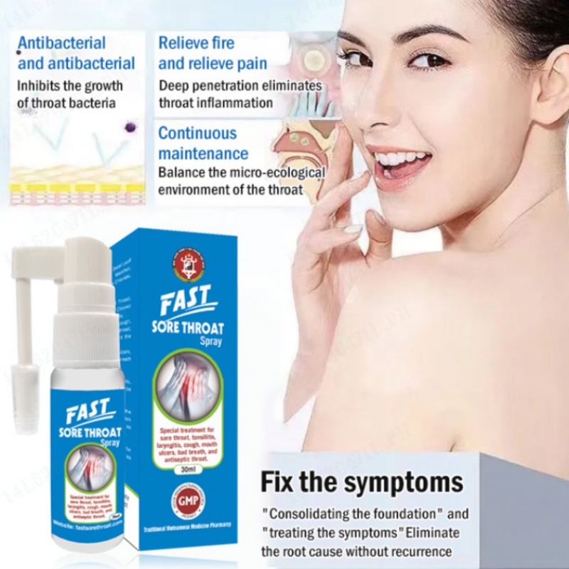 Fast Sore Throat Quick Relief For Sore Throat and Inflammation of