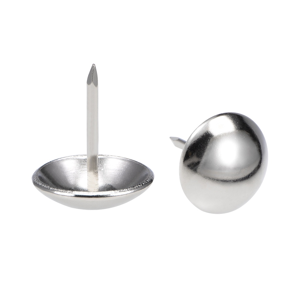 uxcell Upholstery Nails Tack 19mm Head Dia Stainless Steel Round Thumb ...