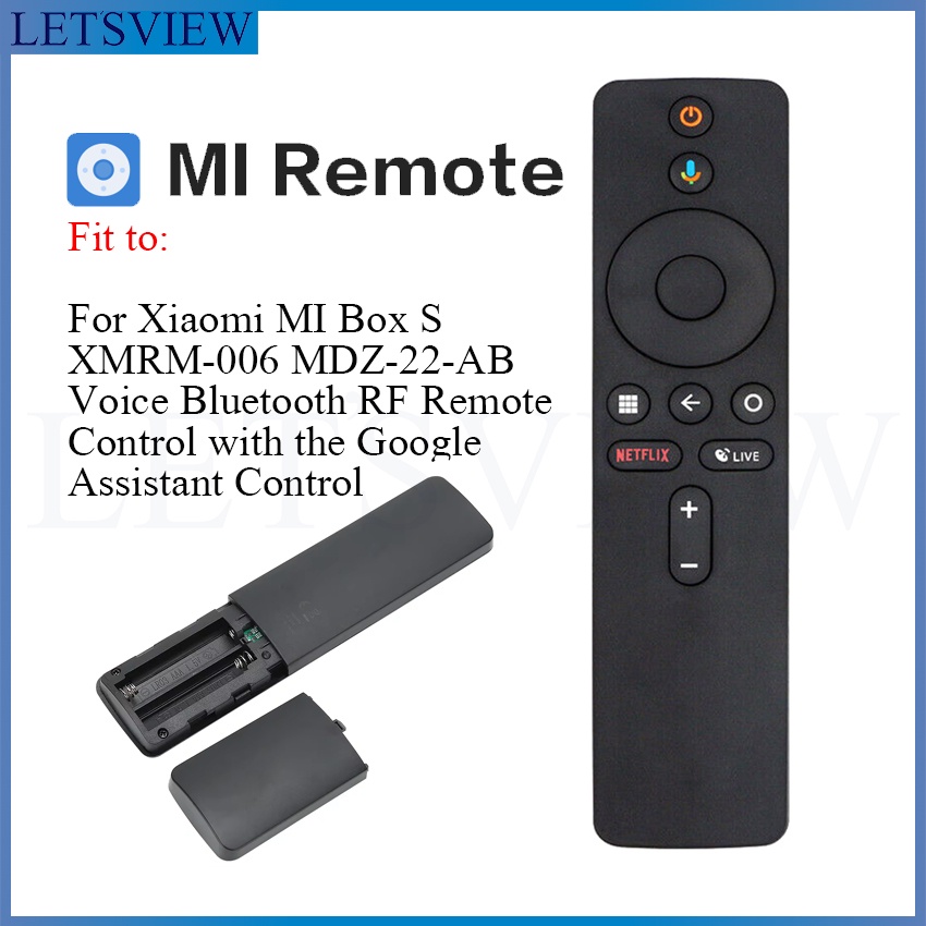BESIA XMRM-00 Replacement Remote For Xiaomi MI Box S 4K MDZ-22-AB & MI TV Stick Bluetooth Voice