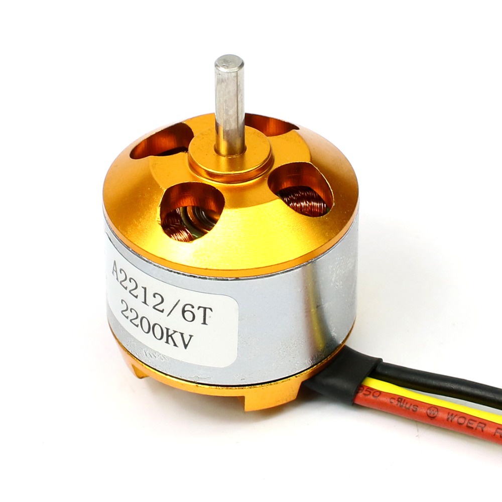 QWINOUT A2212 2200KV Brushless Outrunner Motor Mount 6T For RC Aircraft ...