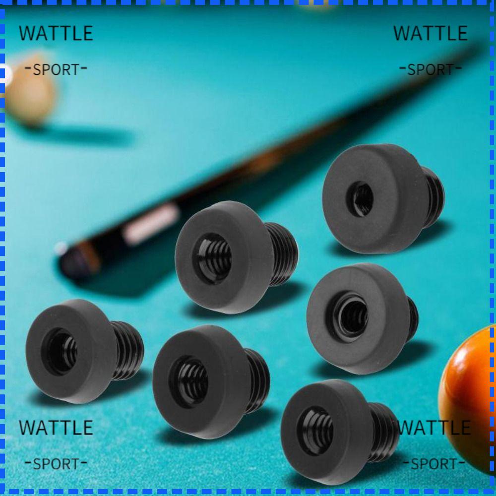 WATTLE Billiard Cue Bumper, Pool Cue Block Butt Back Plug Screw ...