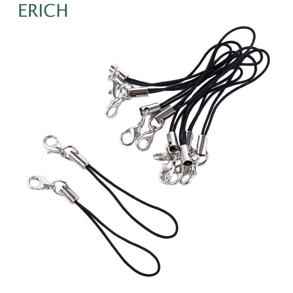ERICH 10pcs Lanyard Lariat Cords DIY Keychain Phone Lanyard String Lobster  Clasp Rope Jewelry Accessories Phone Hanger Clips Key Holder Phone Charms 
