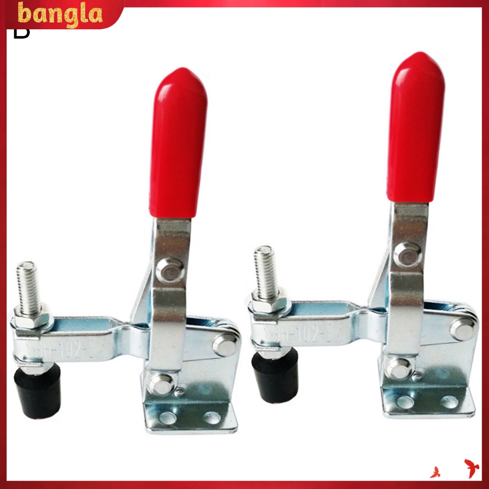 bangla 2Pcs Antislip Iron Vertical Push Pull Toggle Clamp Quick