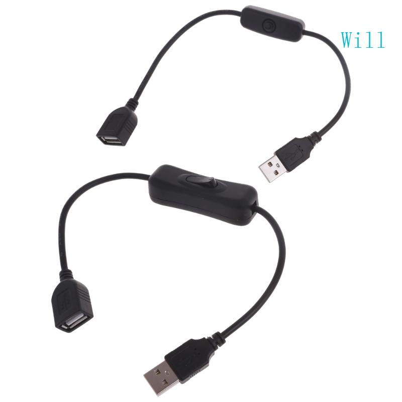 Will USB Male to Female Extension Cord Inline Rocker On Off Switch for ...