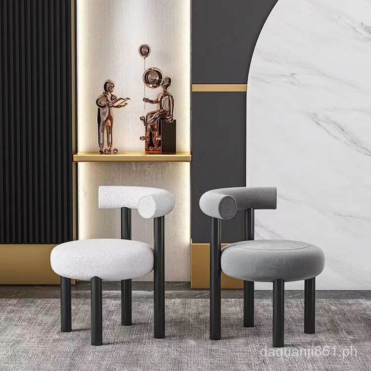 Light luxury simple internet celebrity bobo chair makeup stool ins ...