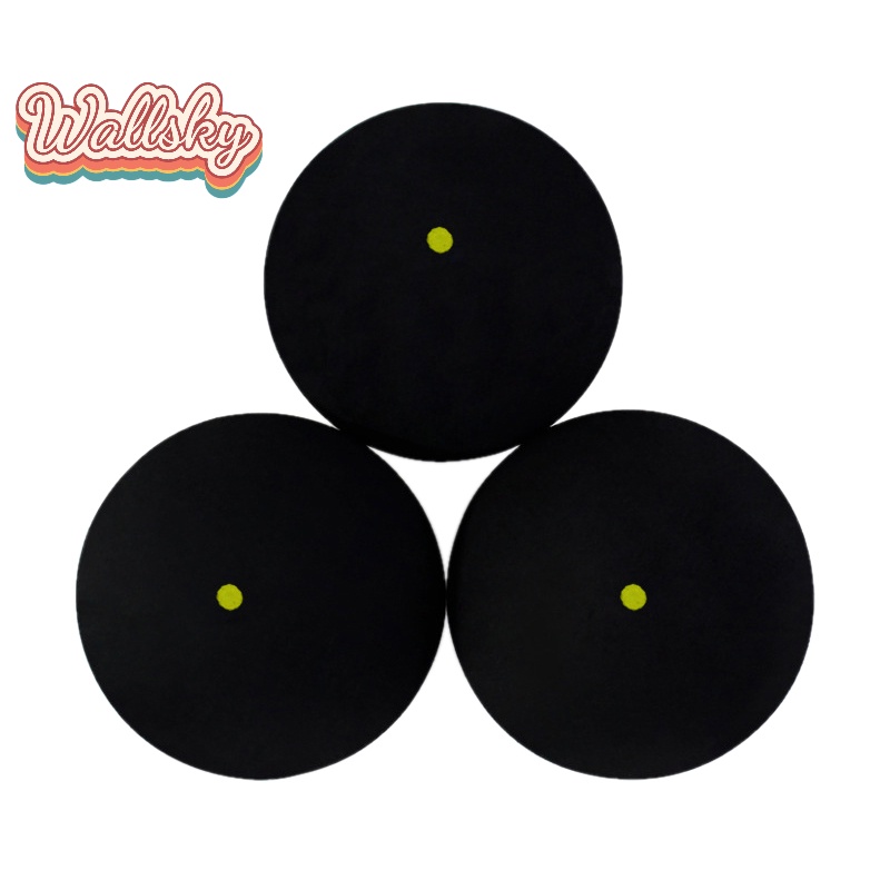 Wallsky> Professional Rubber Squash Ball For Squash Racket Red Dot Blue