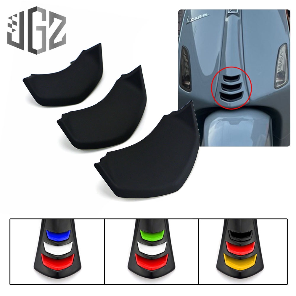 1 Set Front Fairing Horn Bumper Trim Covers Decoration For VESPA Sprint