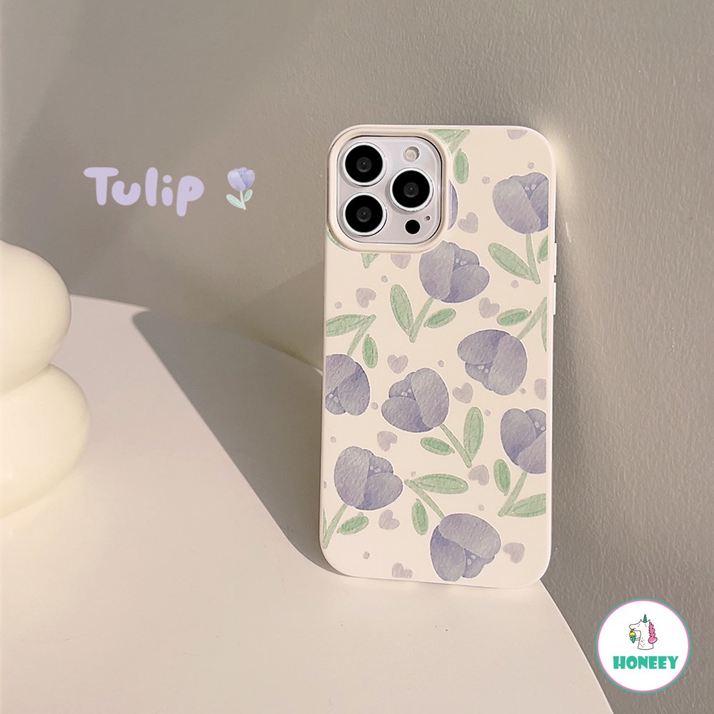 Summer Tulip Flower Iphone Case Compatible For Iphone 11 14 15 Pro Max 13 Pro Max 12 Iphone X Xs 4769