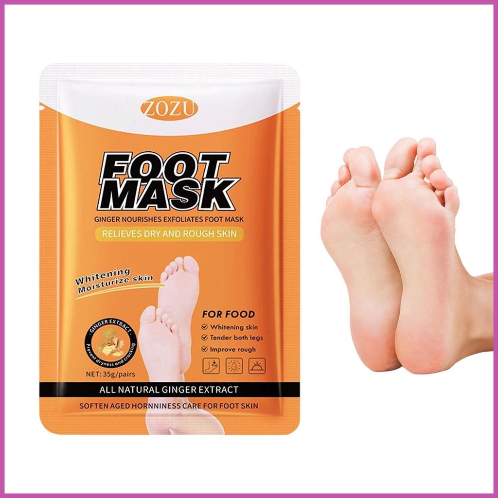 Exfoliate Foot Peel Ginger Foot Exfoliation Foot Peel Skin Exfoliate