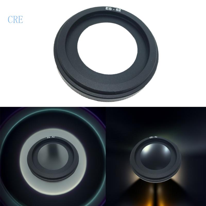 CRE Lens Hood Sunshade ES-52 ES52 for EF40mm f 2 8 STM 100D Cameras Sun ...