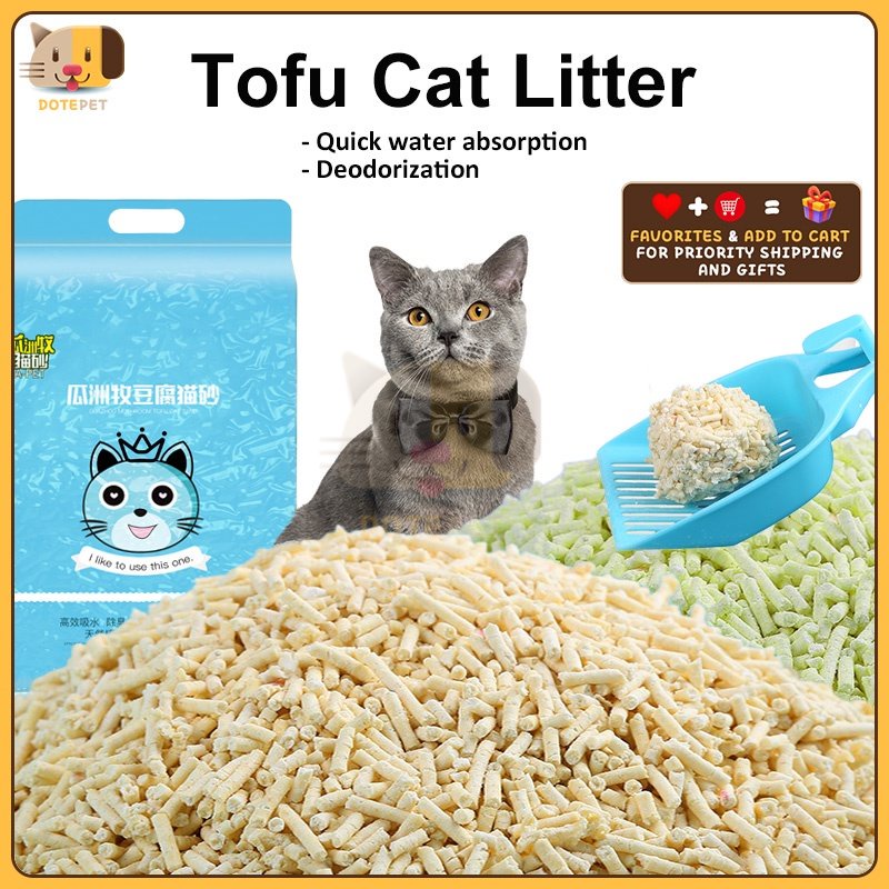 [Ready Stock] Cat Litter Tofu Food Grade Plant Tofu Residue Made Cat