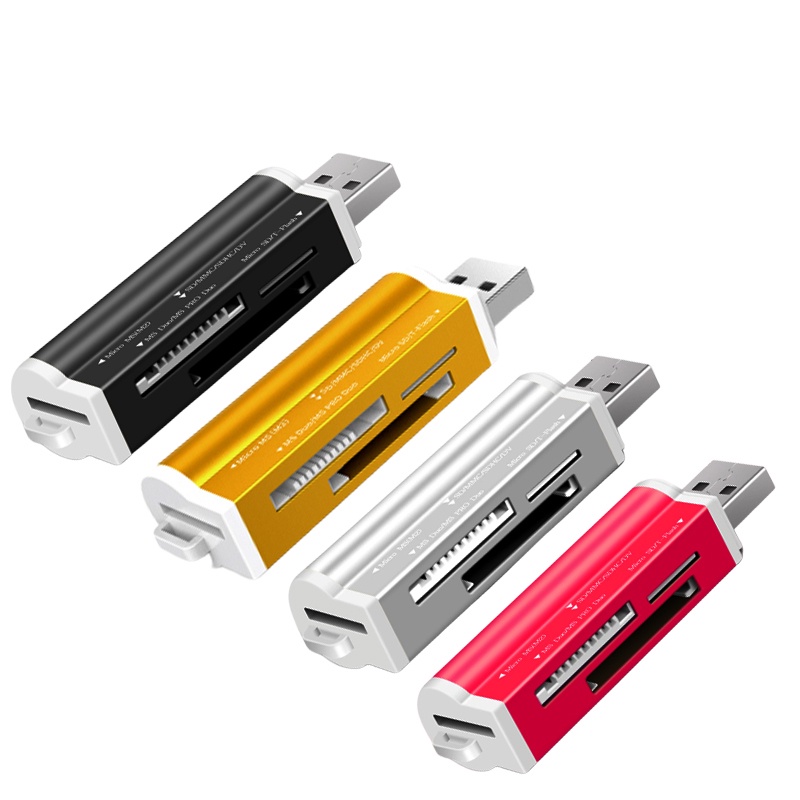 Colorful all in 1 Memory SD Card Reader for Memory Stick Pro Duo Micro ...