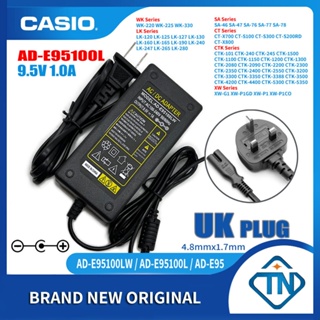 Power Supply For Casio Sa 76 Keyboard 9.5 V 1.0 A Adapter Uk