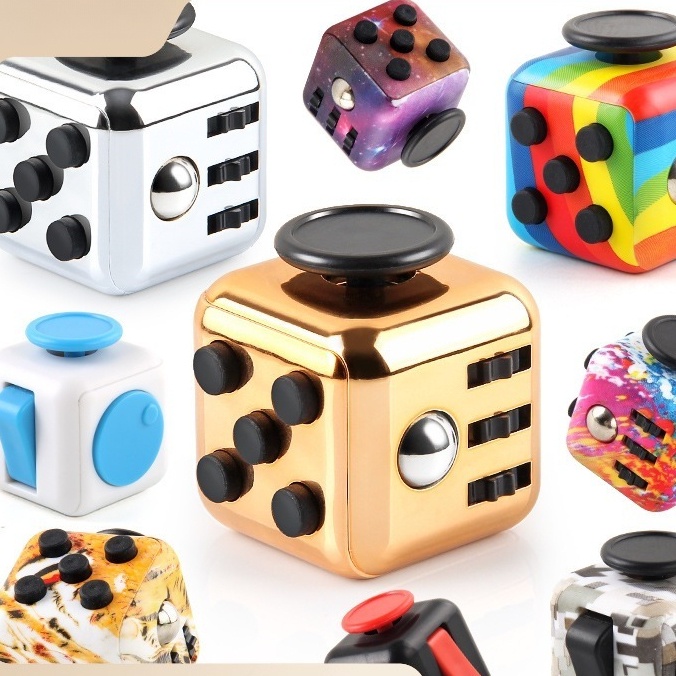 Cube Decompression Set Adult and Children Toys Infinite Cube Dice New ...