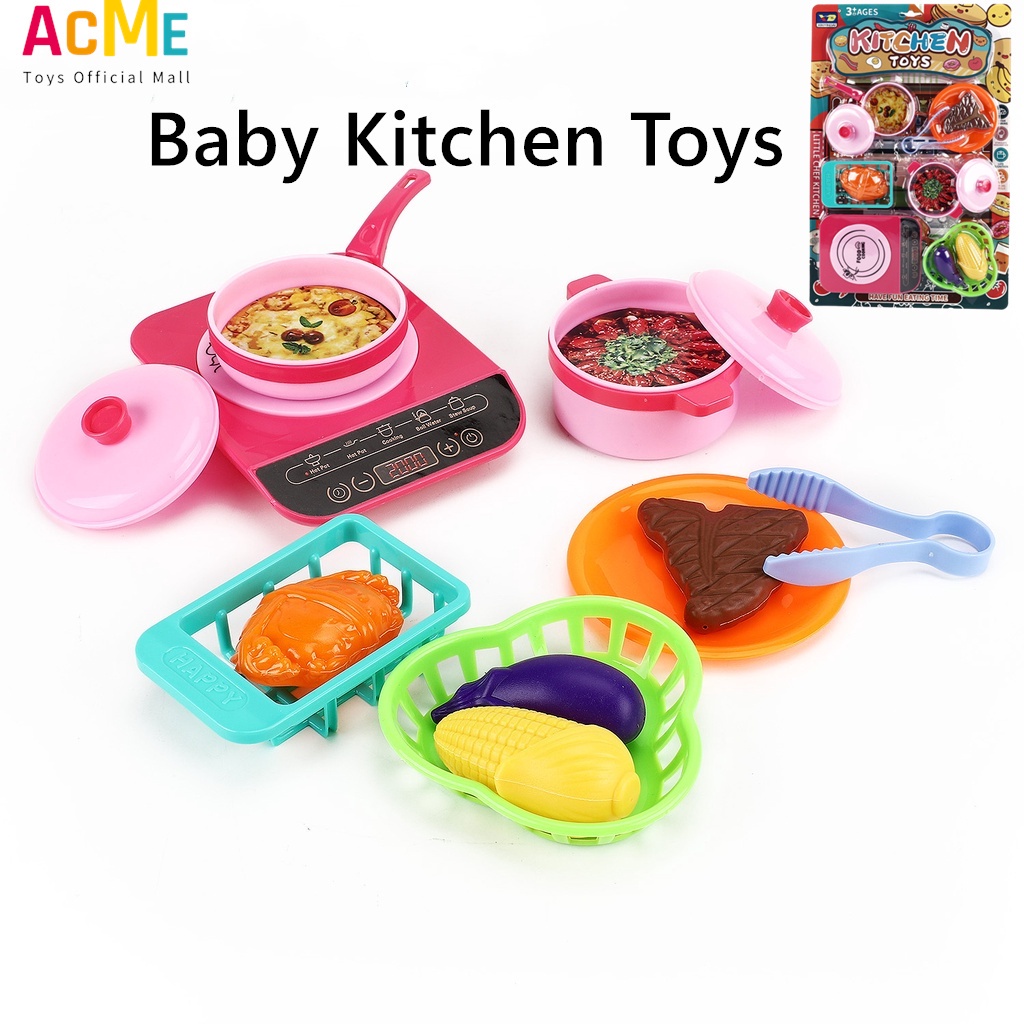 Baby Cooking Toy Kitchen Toys Set for Kids Children Simulation Pretend