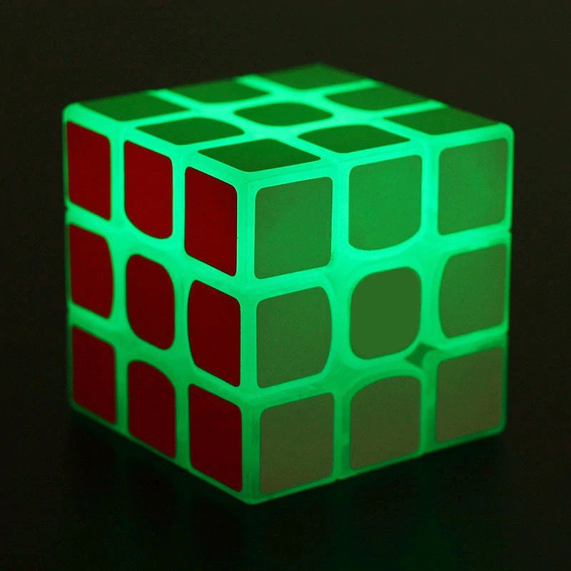 Rubic Rubik 3x3 glow in the dark speed cube brain teaser D2C1 | Shopee ...