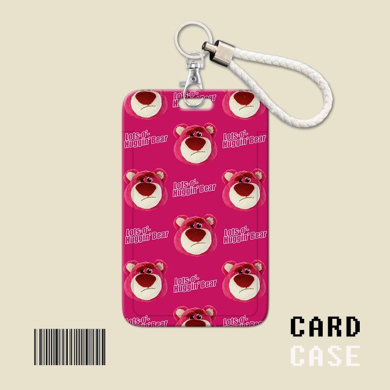 Food Card Holder ins HighValue Strawberry Bear Avatar Couple Work Food