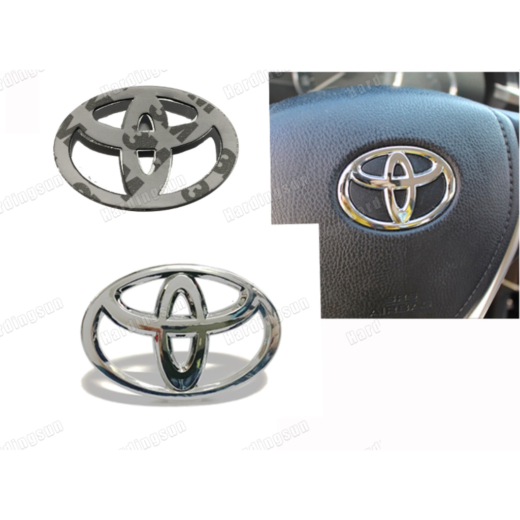 for Toyota steering wheel logo modified car stickers for vios Carola ...