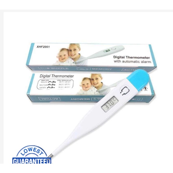 Digital Thermometer without Case Accurate and easy to Read, LCD display