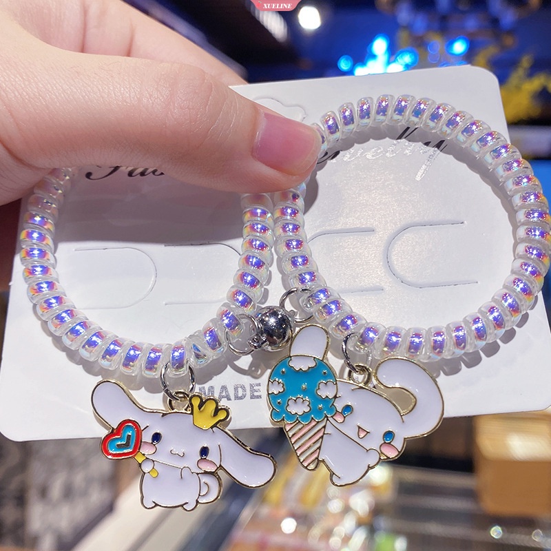 1 pair Kawaii Sanrioed Kuromi My Melody Cinnamoroll Bracelet Cartoon ...