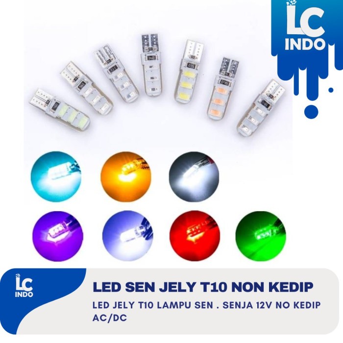 Jely T10 standard Super Bright motorcycle led turn signal lights ...