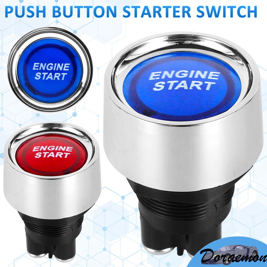 12V 50A Push Button Switch Mini Round Momentary Push Button Switches