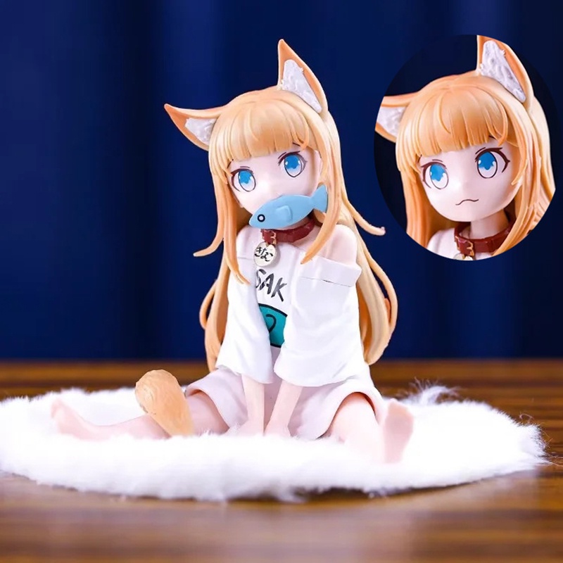 12cm Anime GOLDEN HEAD My Cat Is A Kawaii Girl Figure Hobby Sakura ...